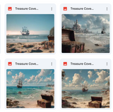 Treasure Cove Background Bundle