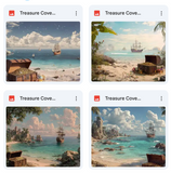 Treasure Cove Background Bundle