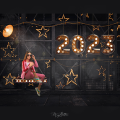2023 Lights Layered Digital Background - Meg Bitton Productions