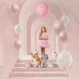 Bubblegum Hall Layered Digital Background - Meg Bitton Productions