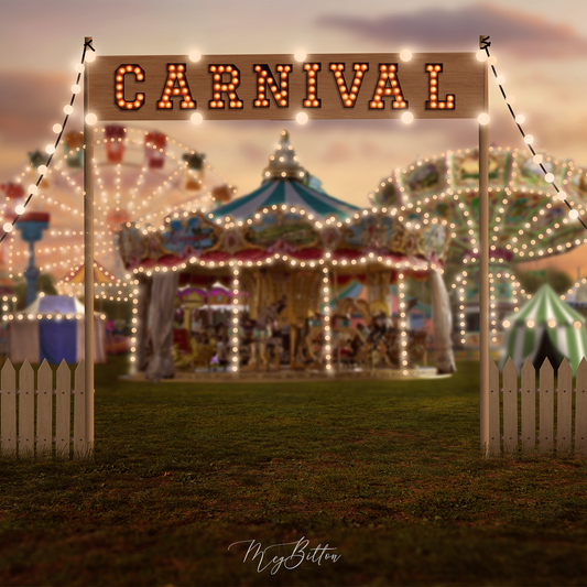 Digital Background: At the Carnival - Meg Bitton Productions