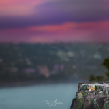 Digital Background: Cliff at Sunset - Meg Bitton Productions