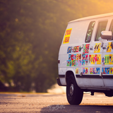 Digital Background: Creepy Ice Cream Van - Meg Bitton Productions