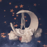 Digital Background: Newborn Moon - Meg Bitton Productions