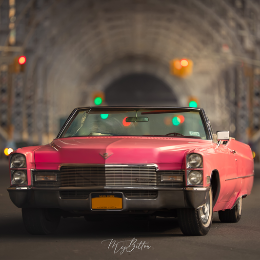 Digital Background: Pink Cadillac - Meg Bitton Productions