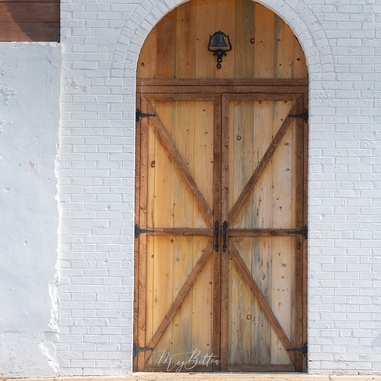 Digital Background: Wooden Entrance