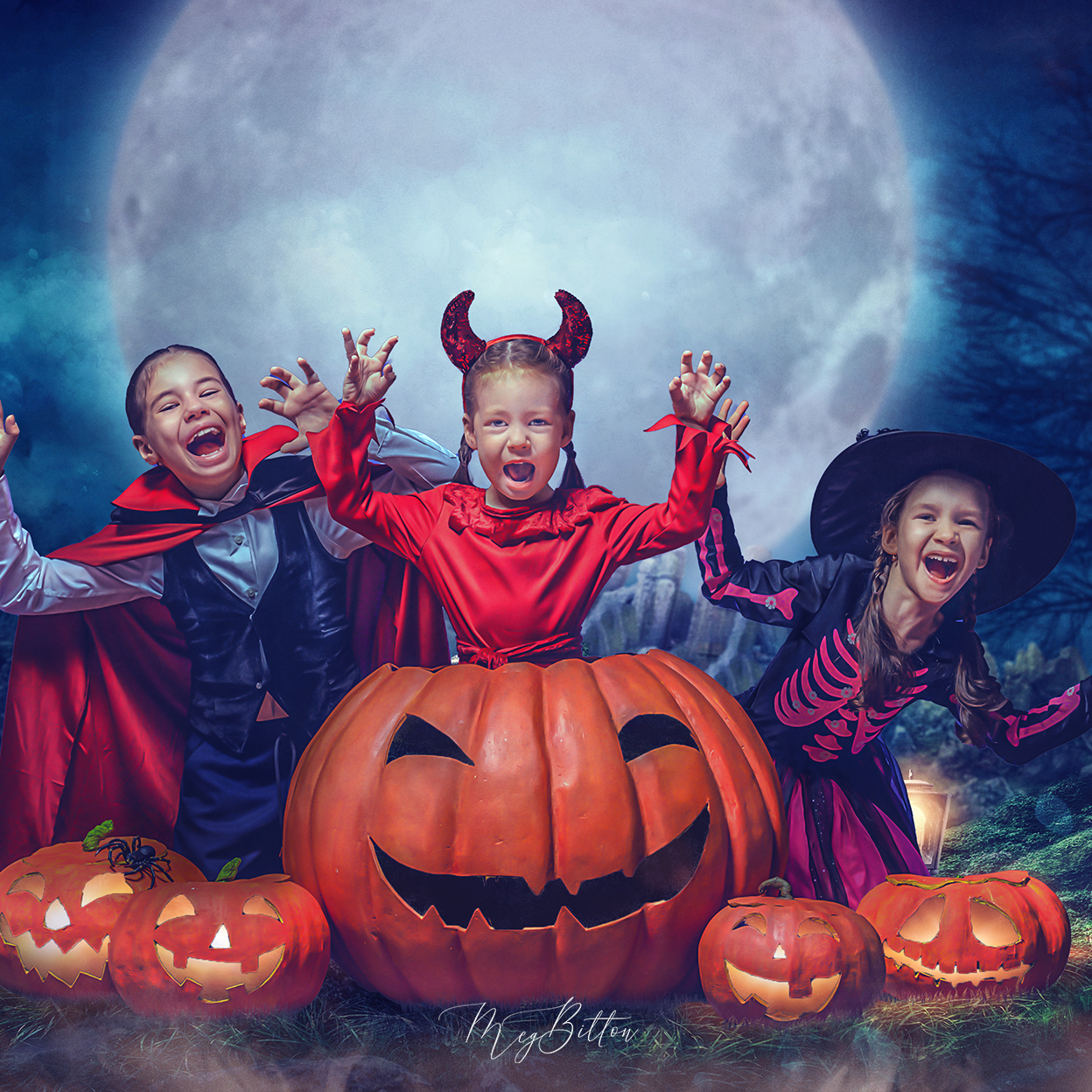 Foundations of Halloween Composites - September 2022 - Meg Bitton Productions
