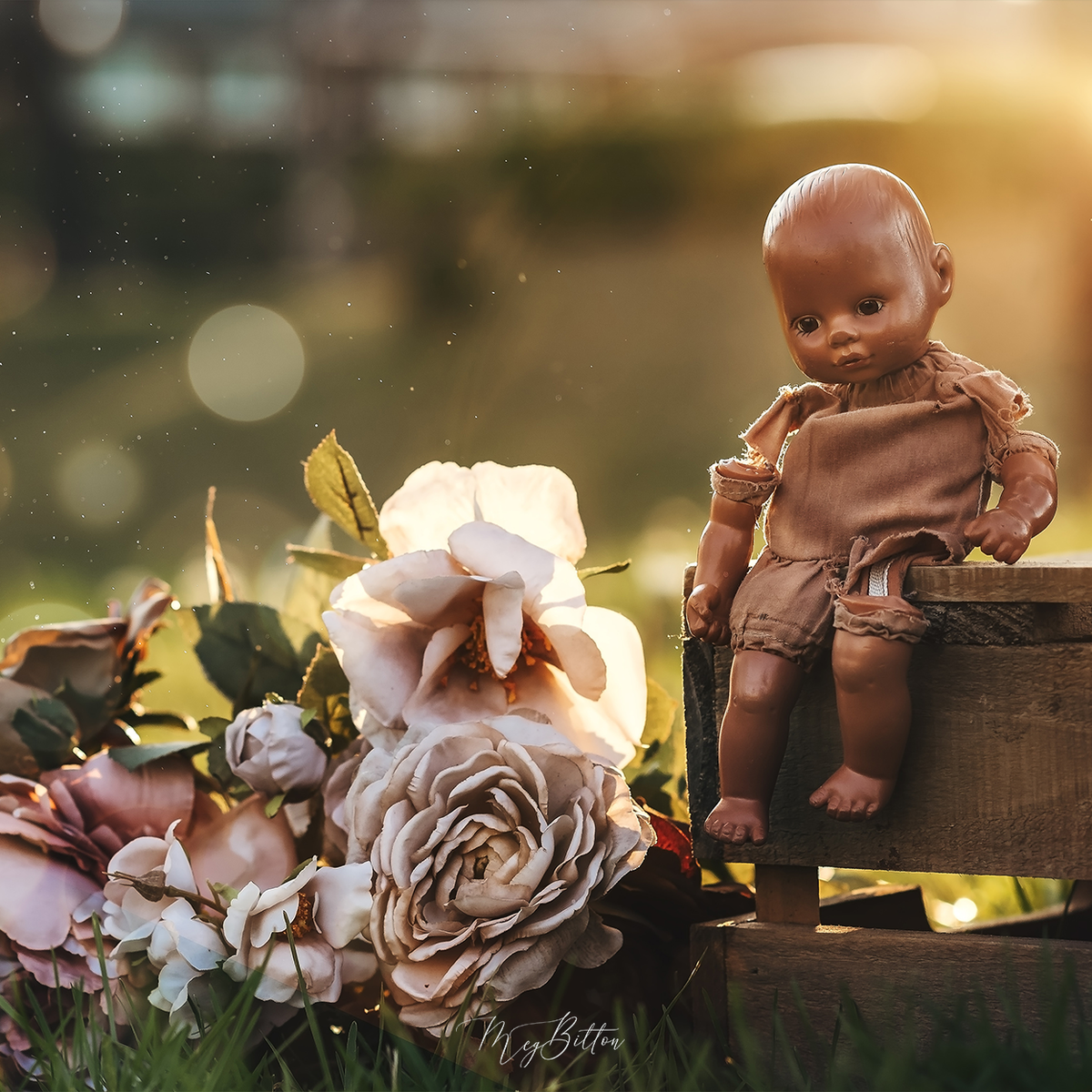 Donation Digital Image Download-Antique Doll - Meg Bitton Productions