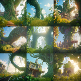 Beanstalk Digital Background Bundle - Meg Bitton Productions