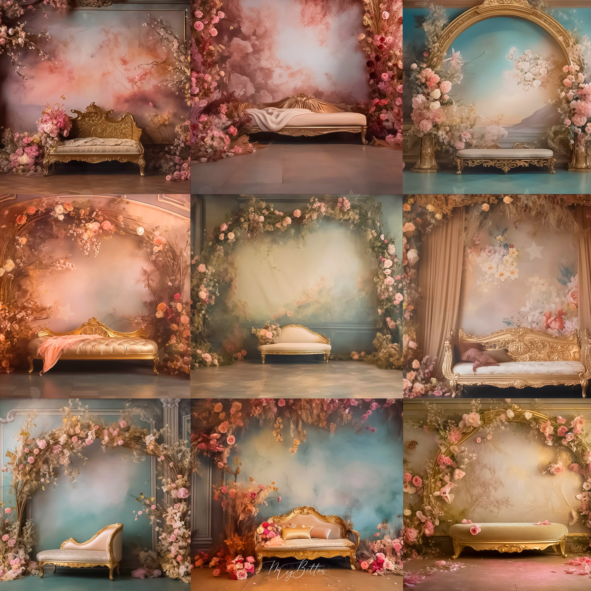 Digital Bundle Background Castle Hallway Digital Background Bundle – Meg Bitton Productions