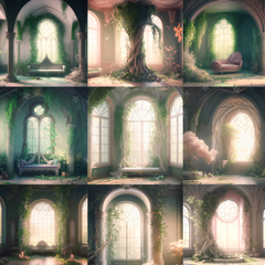 Ethereal Fairy Rooms Digital Background Bundle - Meg Bitton Productions