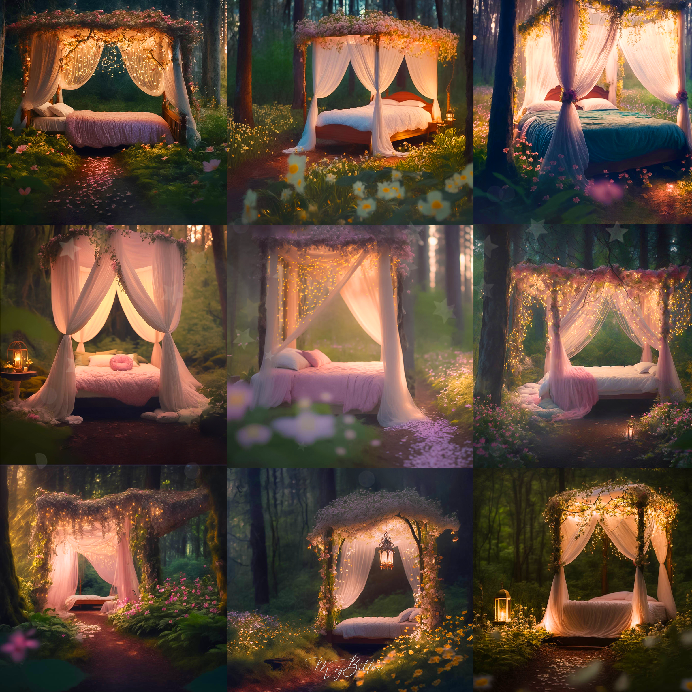 Forest Dreamer Digital Background Bundle