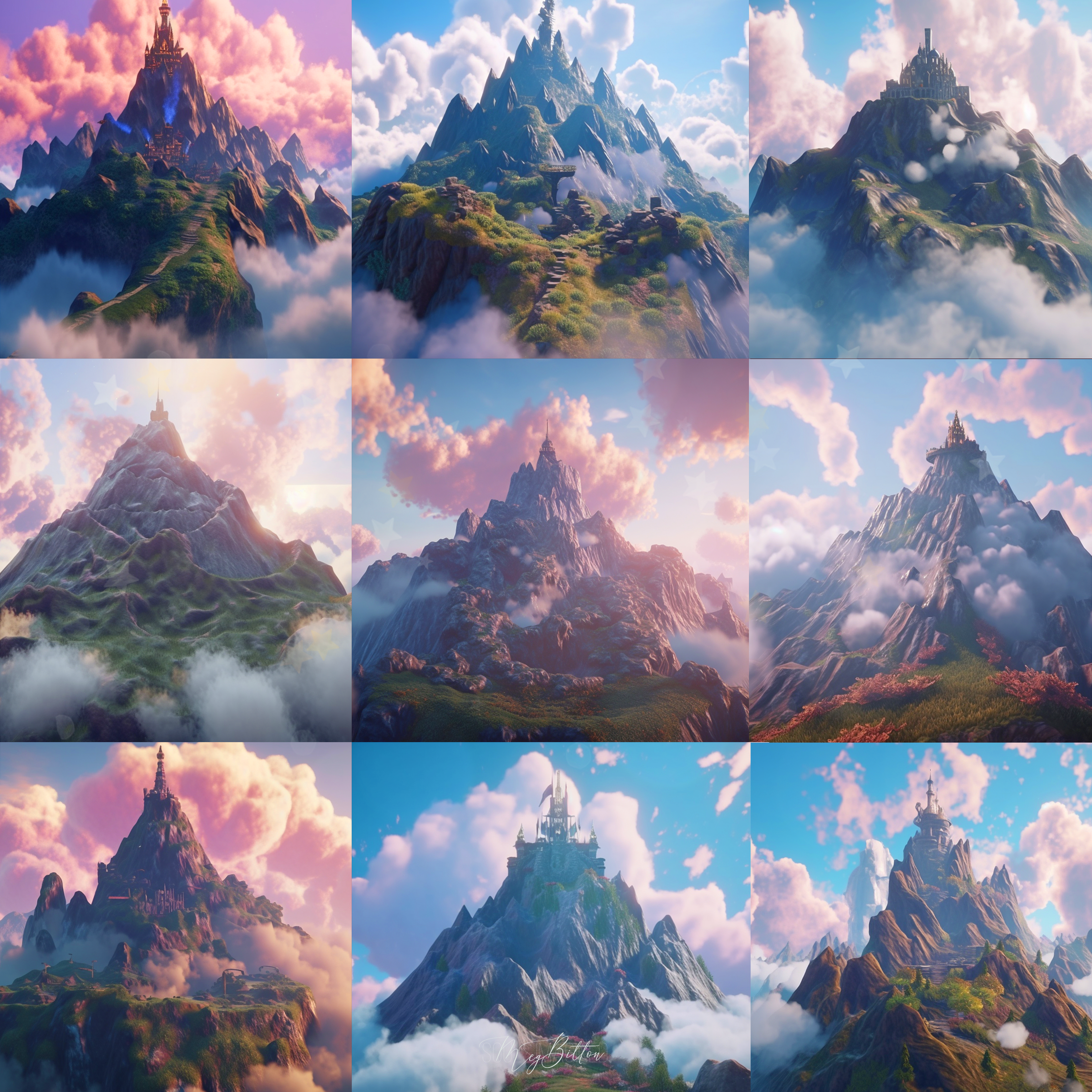 Mountain View Digital Background Bundle