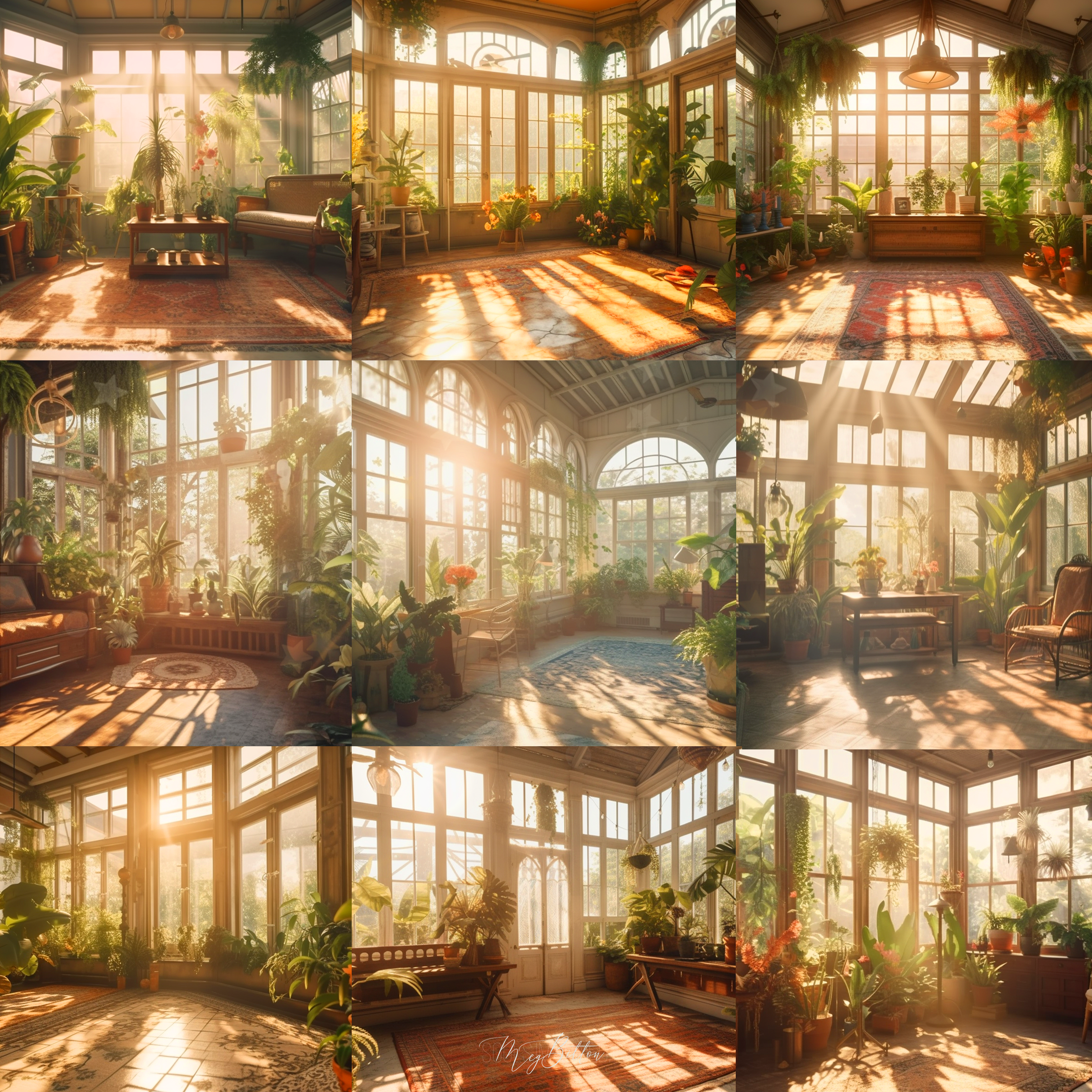 Sunroom Digital Background Bundle