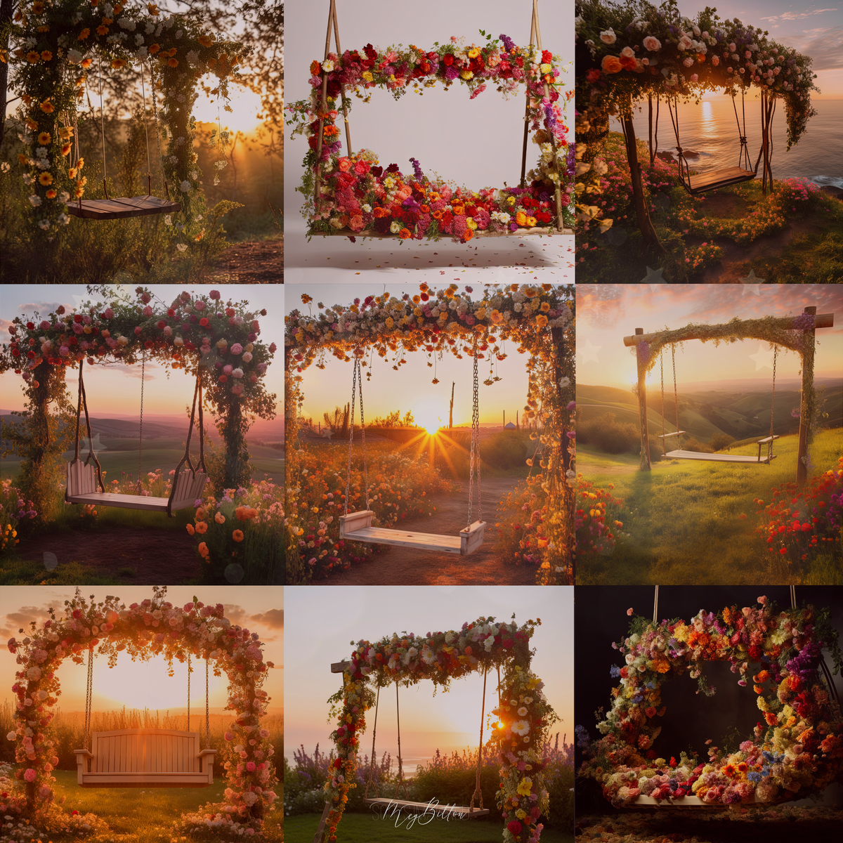 Digital Bundle Background Floral Swing Digital Background Bundle – Meg Bitton Productions