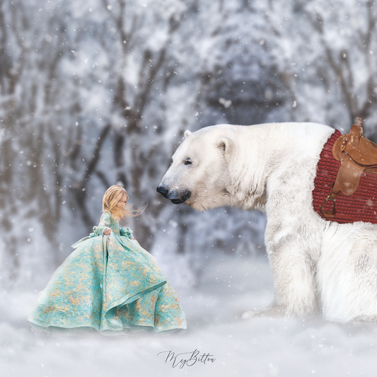 Digital Background: Polar Bear Steed - Meg Bitton Productions