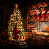 Digital Background: Waiting for Santa - Meg Bitton Productions