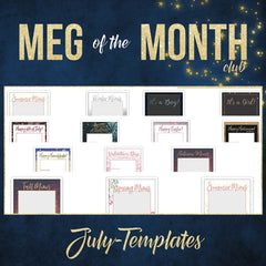 Year of Templates - Meg Bitton Productions