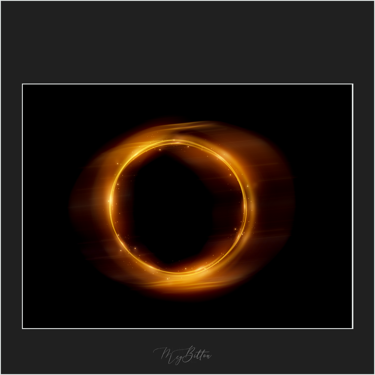 Magical Copper Ring Flare Overlay - Meg Bitton Productions