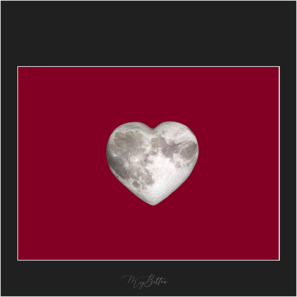 Magical Heart Shaped Moon Overlay - Meg Bitton Productions