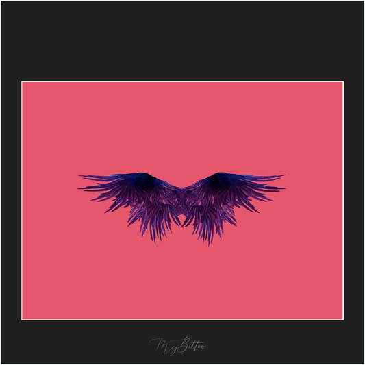 Magical Purple Wings Overlay - Meg Bitton Productions