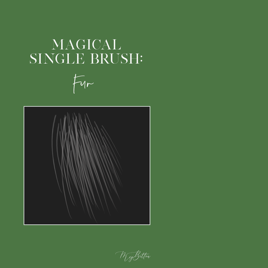 Magical Single Brush - Fur - Meg Bitton Productions
