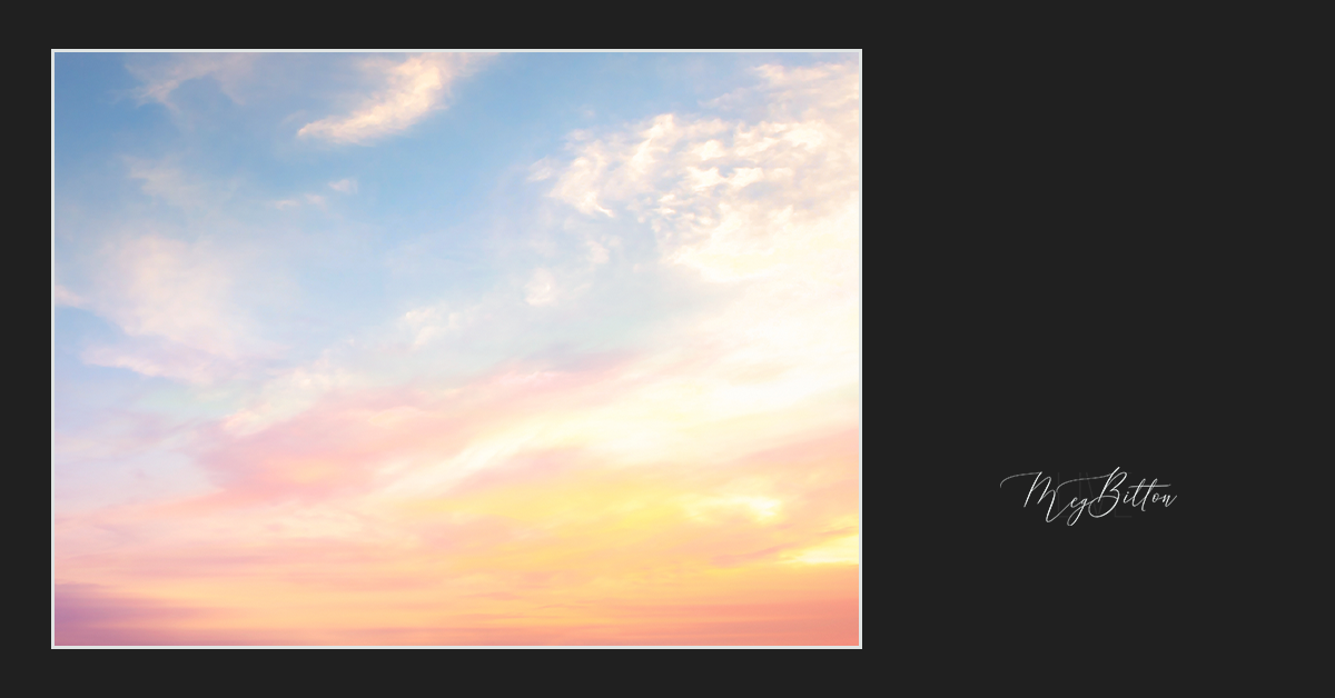 Magical Sunset Sky Overlay - Meg Bitton Productions