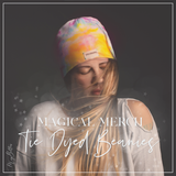 Souls.imagined.beanies - tie dye - Meg Bitton Productions