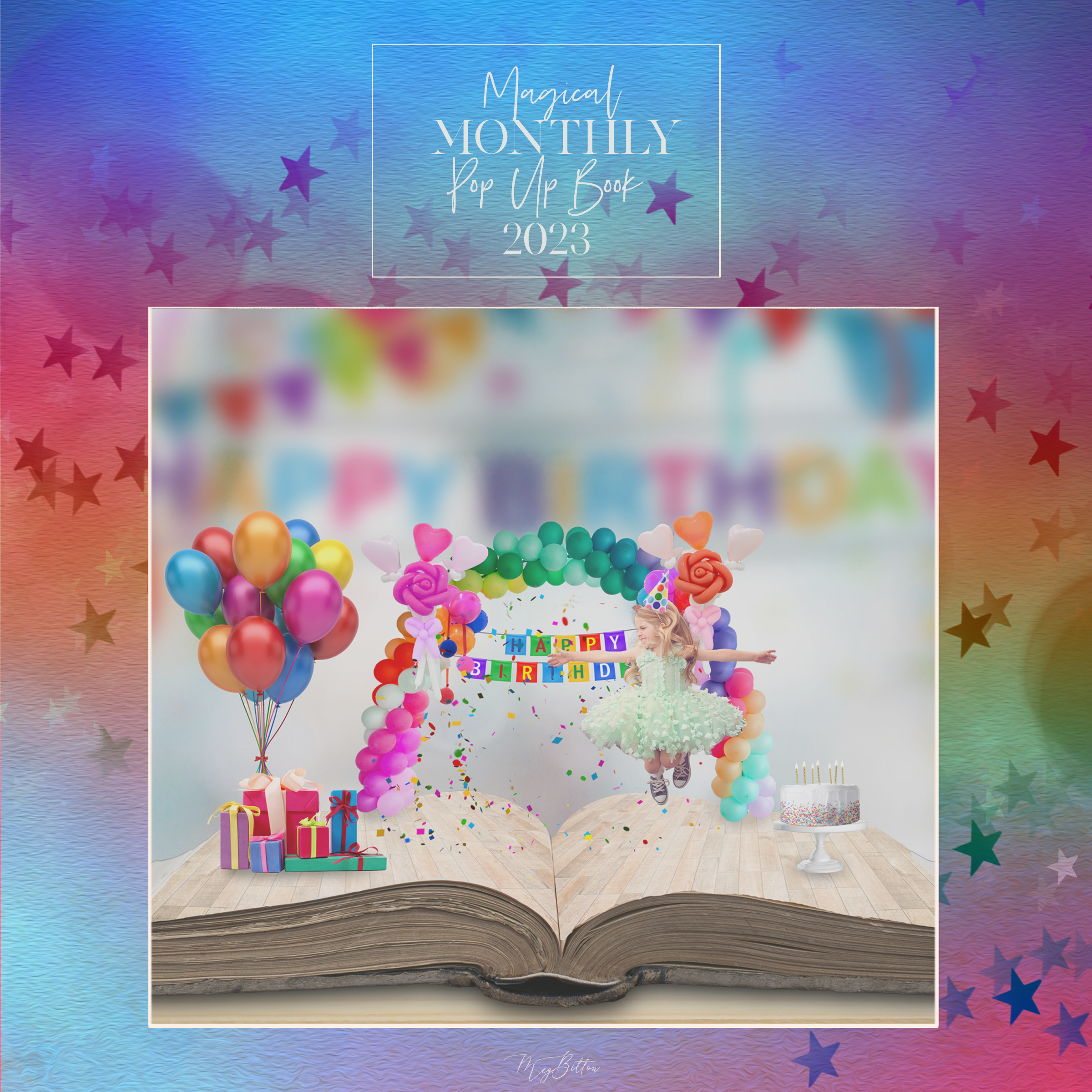 Magical Monthly Pop Up Book 2023 - Meg Bitton Productions