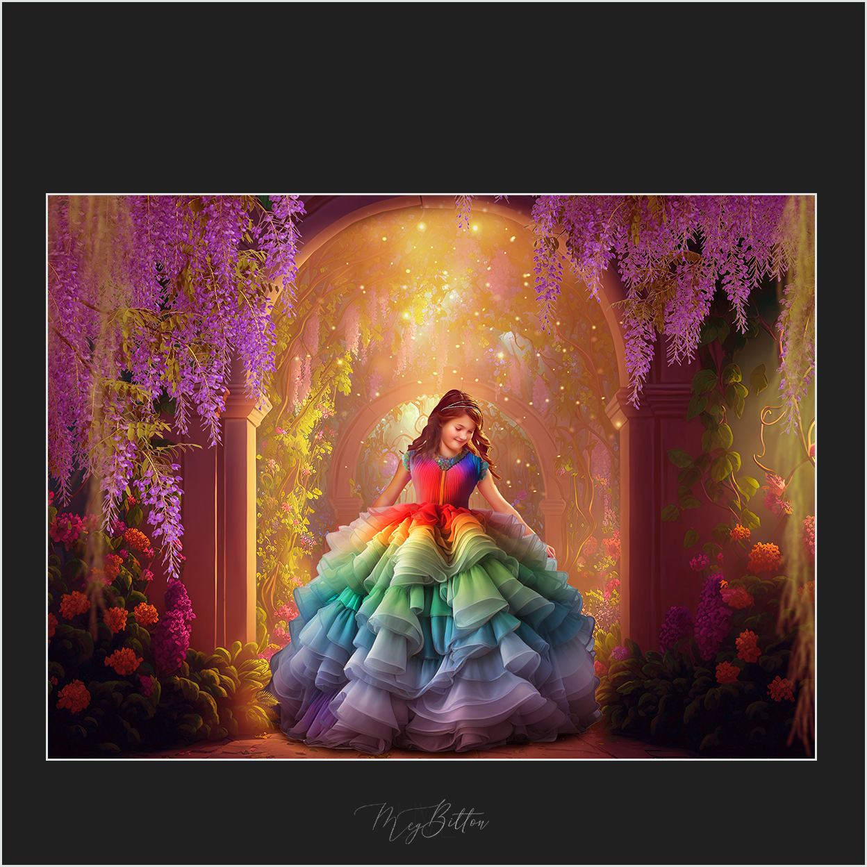 Magical Rainbow Gown Overlays - Meg Bitton Productions
