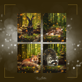 Furry Friends Digital Background Bundle - Meg Bitton Productions