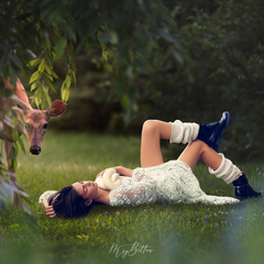 Simple Composite Creation - Placing Subjects Lying Down - Meg Bitton Productions