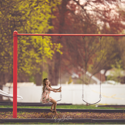 Simple Composite Creation - Placing Your Subject On a Swing - Meg Bitton Productions
