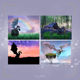 The Dragons Digital Background Bundle - Meg Bitton Productions