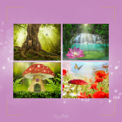 The Magical Fairy Digital Background Bundle - Meg Bitton Productions