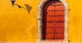 Digital Background: Colorful Door - Meg Bitton Productions