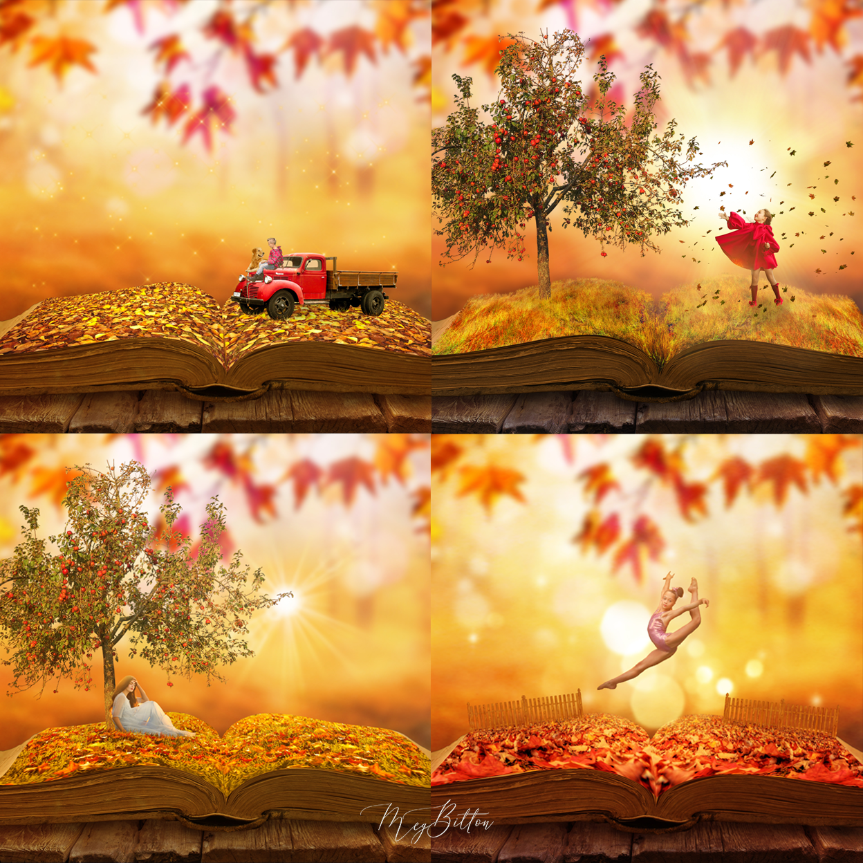 Fall Pop Up Book All in One Kit - Meg Bitton Productions