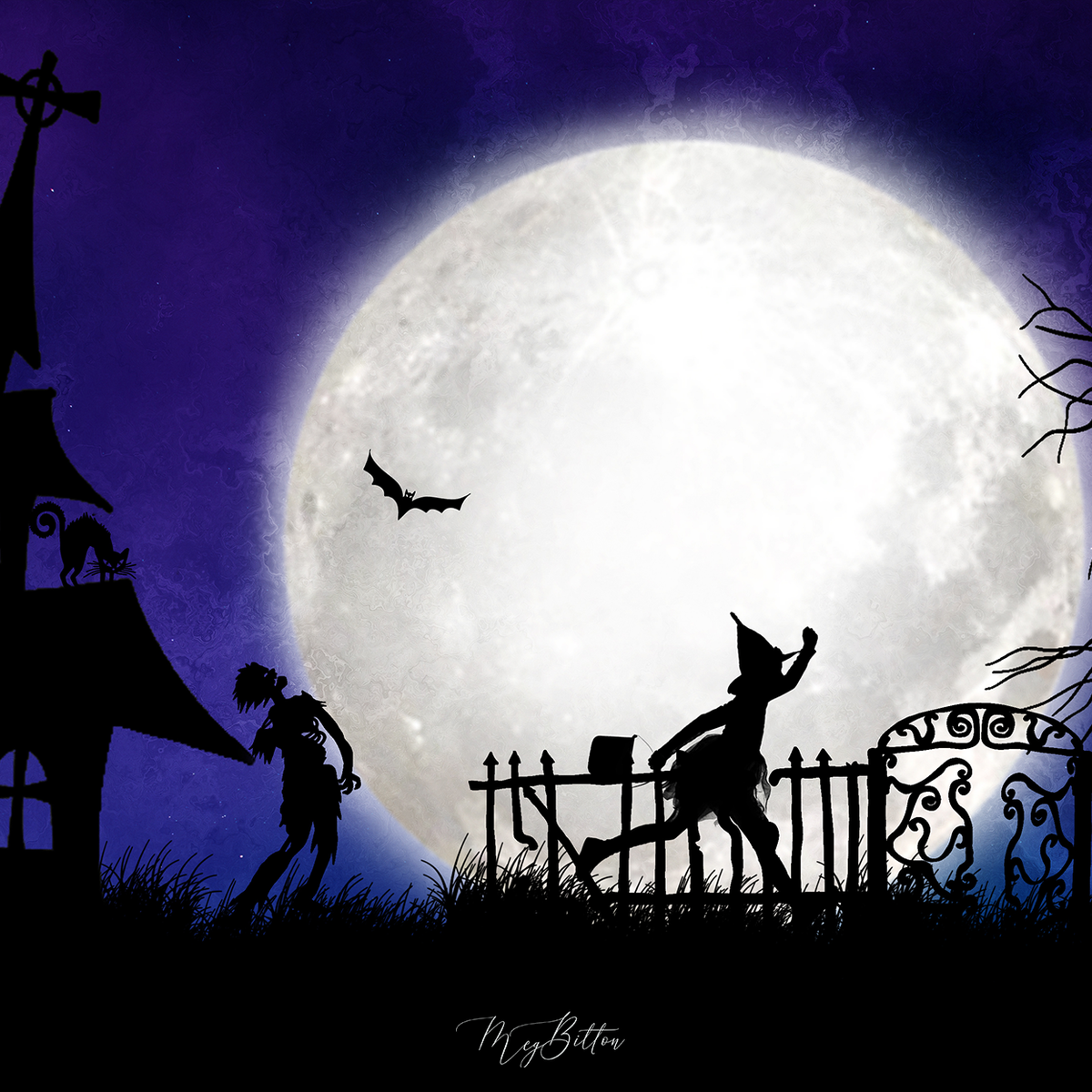 Halloween Silhouette All in One Kit - Meg Bitton Productions