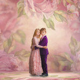 Digital Studio Backdrop: Sweet Roses - Meg Bitton Productions