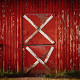 Digital Background: Red Barn Doors - Meg Bitton Productions