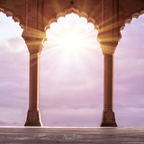 Digital Background: Warm Arches - Meg Bitton Productions