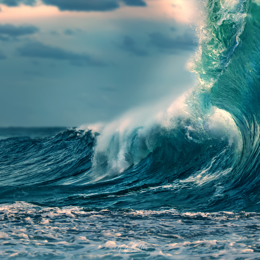 Digital Background: Ocean Waves - Meg Bitton Productions