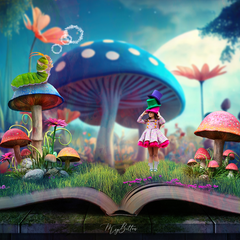 Wonderland Pop Up Book - Meg Bitton Productions