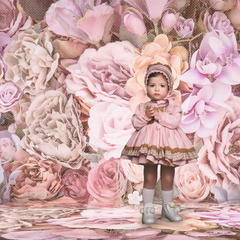 Digital Studio Backdrop: Floral Fancy - Meg Bitton Productions