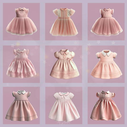 Magical Pink Babydoll Dress Overlays - Meg Bitton Productions