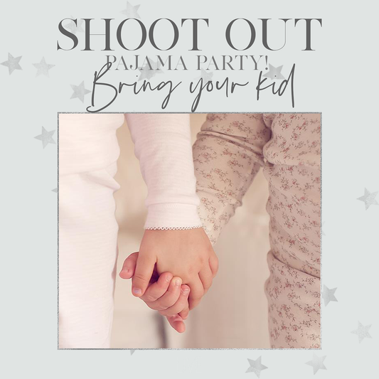 Pajama Party Shoot Out - Bring Your Own Kid - Meg Bitton Productions
