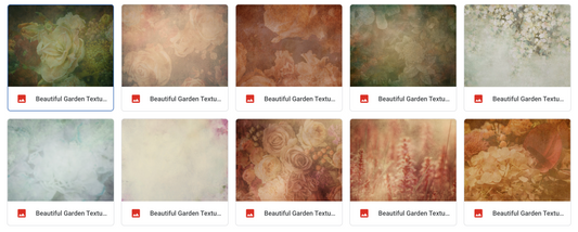 Magical Beautiful Garden Textures - Meg Bitton Productions
