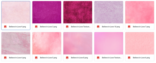 Magical Believe in Love Textures - Meg Bitton Productions