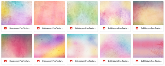 Magical Bubblegum Pop Textures - Meg Bitton Productions