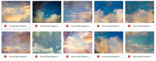 Magical Fine Art Sky Textures - Meg Bitton Productions